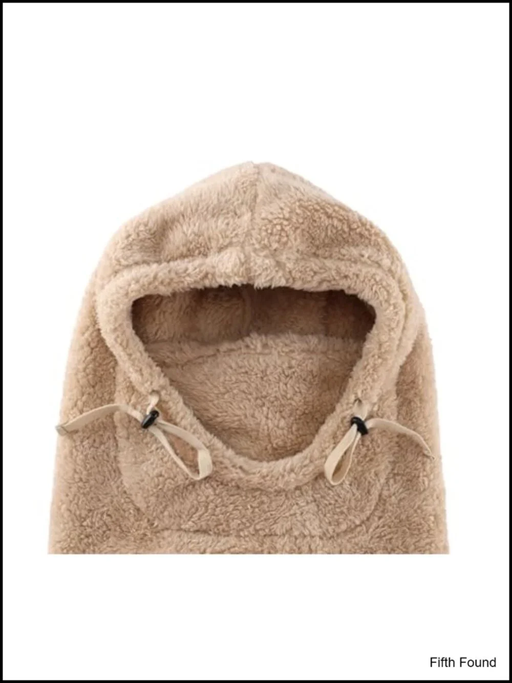 Fleece Balaclava Hood Winter Hat Windproof One-Piece Hooded Scarf Ski Mask